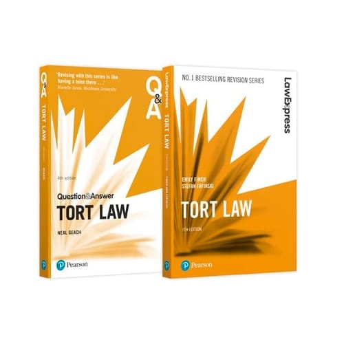 Tort Law Revision Pack 2018 Tort Law Revision Guide and Q AndA