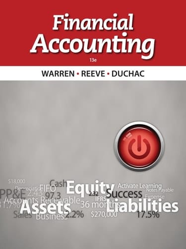 Bundle: Financial Accounting, 13th + Cengage Learning Write Experience 2.0 Powered by MyAccess (180 Day Access) Printed Access Card