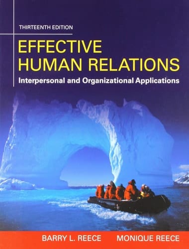 Effective Human Relations + Lms Integrated for Mindtap Management, 1-term Access ... Interpersonal and Organizational Applications