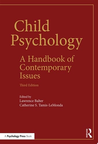 Child Psychology A Handbook of Contemporary Issues