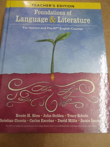 Foundations of Language & Literature For Honors and Pre-AP English Courses