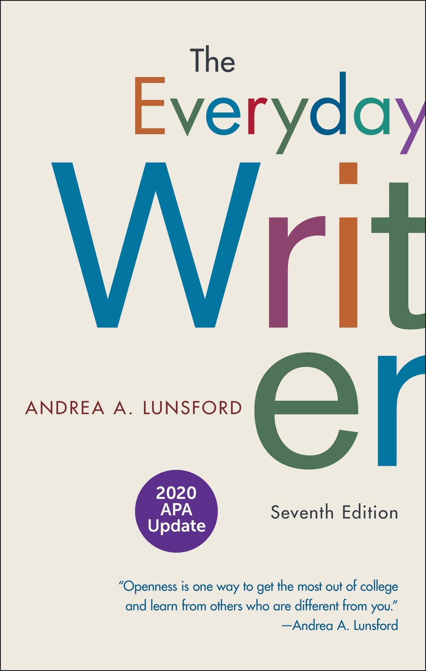 The Everyday Writer with 2020 APA Update