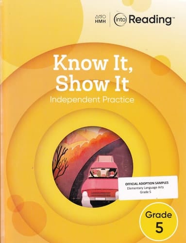 Into Reading Know It Show It VRS1 Grade 5