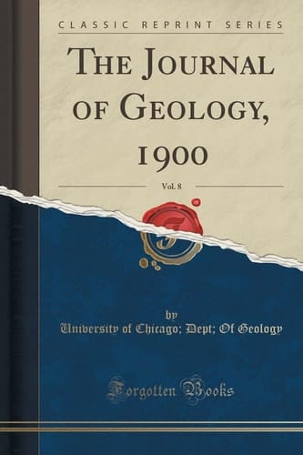 The Journal of Geology, 1900