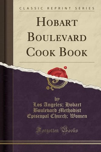 Hobart Boulevard Cook Book