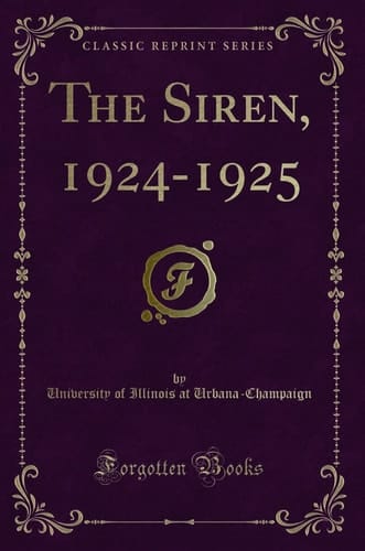 The Siren, 1924-1925 (Classic Reprint)