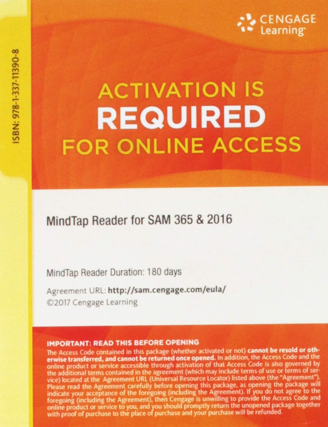 ebook for SAM 365 & 2016 (6 months) Printed Access Card