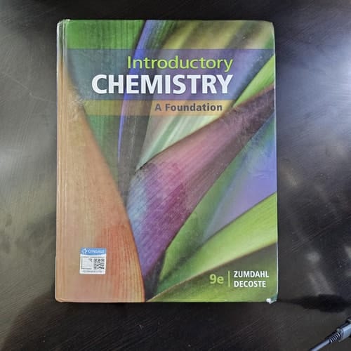 Introductory Chemistry: A Foundation