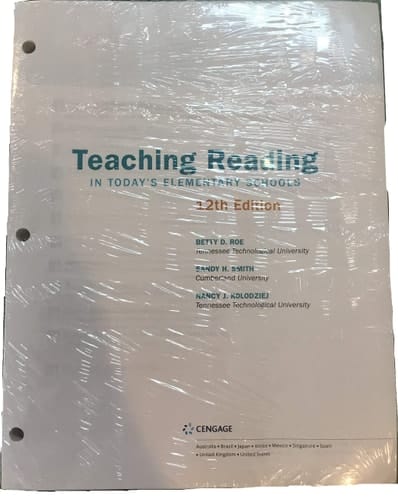 Teaching Reading in Today's Elementary Schools