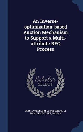 An Inverse-optimization-based Auction Mechanism to Support a Multi-attribute RFQ Process