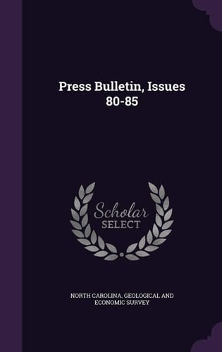 Press Bulletin, Issues 80-85