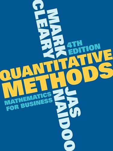 Quantitative Methods Mathematics for Business