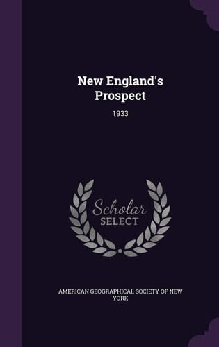New England's Prospect 1933