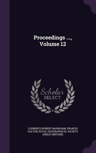 Proceedings ... , Volume 12