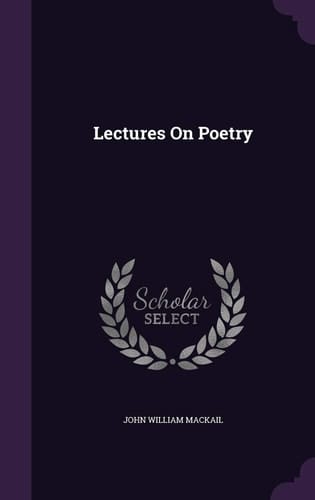 Lectures On Poetry