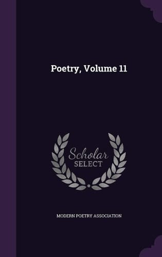 Poetry, Volume 11
