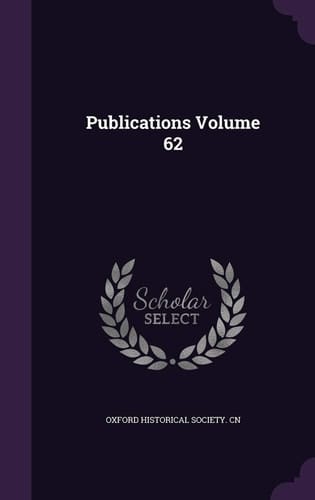 Publications Volume 62
