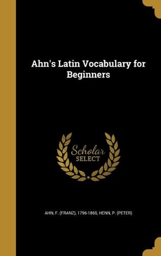 Ahn's Latin Vocabulary for Beginners