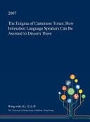 The Enigma of Cantonese Tones How Intonation Language Speakers Can Be Assisted to Discern Them