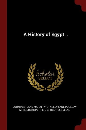 A History of Egypt . .