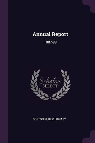 Annual Report 1987-88
