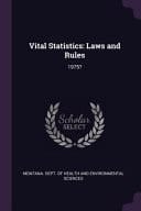 Vital Statistics Laws and Rules: 1975?