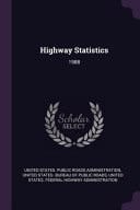 Highway Statistics 1988