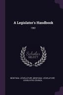 A Legislator's Handbook 1991