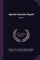 Special Scientific Report No. 615