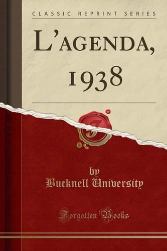L' Agenda, 1938 (Classic Reprint)