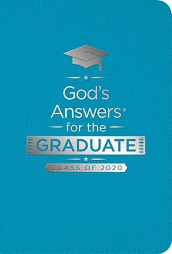 NKJV God's Answers for the Graduate Class Of 2020 [Teal]