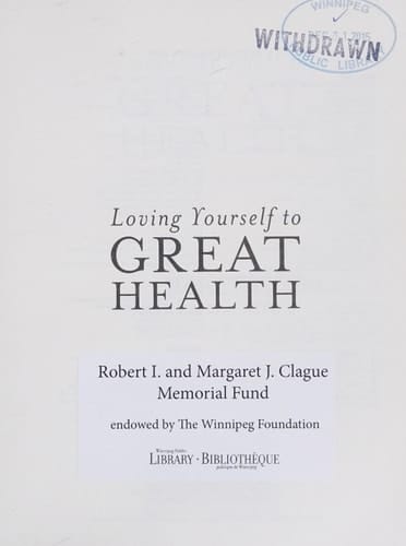 Loving Yourself to Great Health Thoughts & Food--The Ultimate Diet