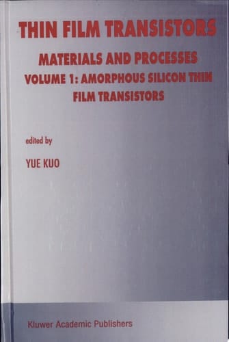 Thin film transistors. 1. Amorphous silicon thin film transistors