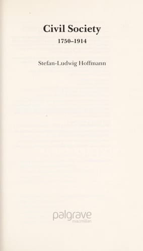Civil Society 1750-1914