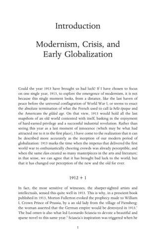 1913: the Cradle of Modernism
