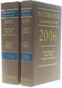 Paterson's Licensing Acts 2006