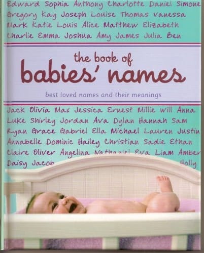 The Book of Babies' Names Best Loved Names and Their Meanings