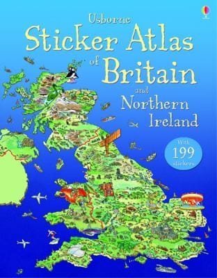 Sticker Atlas Of Britain And Northern Ireland