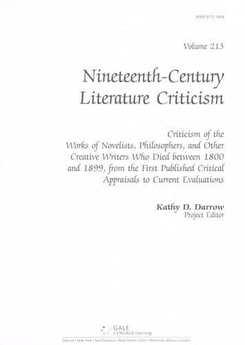 19Th Cen Lit Crit 213