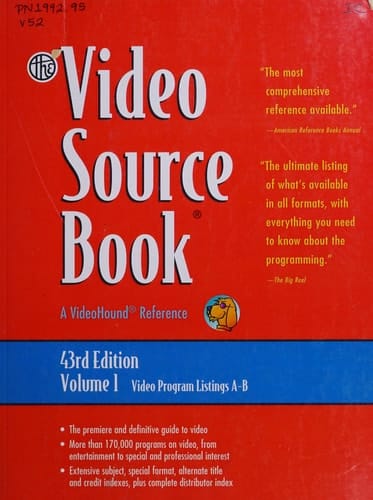 The Video Source Book: Video program listings S-T