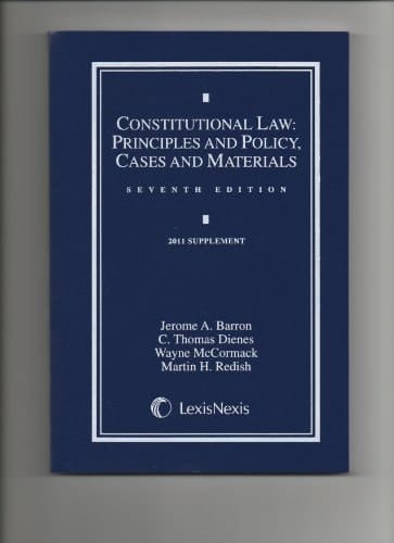Constitutional Law 2011-Supplement