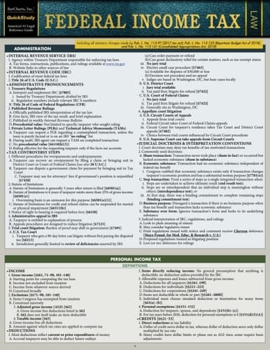 Federal Income Tax