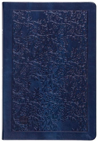 The Passion Translation New Testament (2020 Edition) Large Print Navy With Psalms, Proverbs and Song of Songs