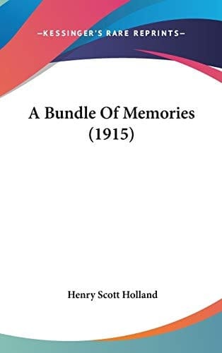 A Bundle Of Memories (1915)