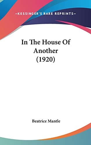 In The House Of Another (1920)