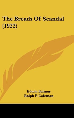 The Breath Of Scandal (1922)