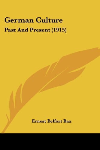 German Culture Past And Present (1915)