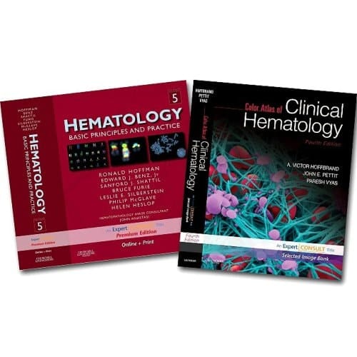 Hoffman, Hematology, Expert Consult Premium Edition - Enhanced Online Features and Print, 5e and Hoffbrand, Color Atlas of Clinical Hematology, Expert Consult - Online and Print, 4e Package