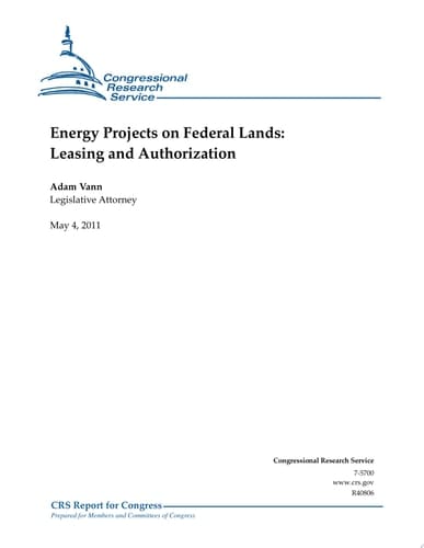 Energy Projects on Federal Lands Leasing and Authorization