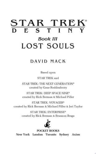 Star Trek: Destiny #3: Lost Souls